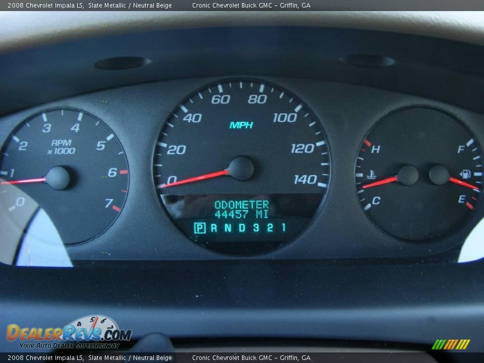 2008 Chevrolet Impala LS Slate Metallic / Neutral Beige Photo #21