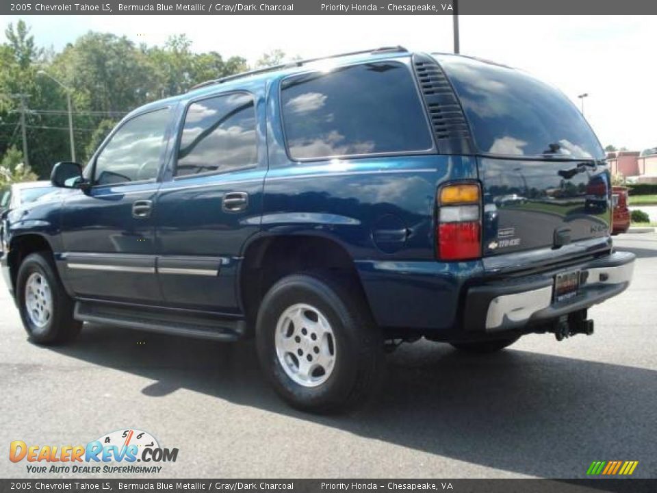 2005 Chevrolet Tahoe LS Bermuda Blue Metallic / Gray/Dark Charcoal Photo #3