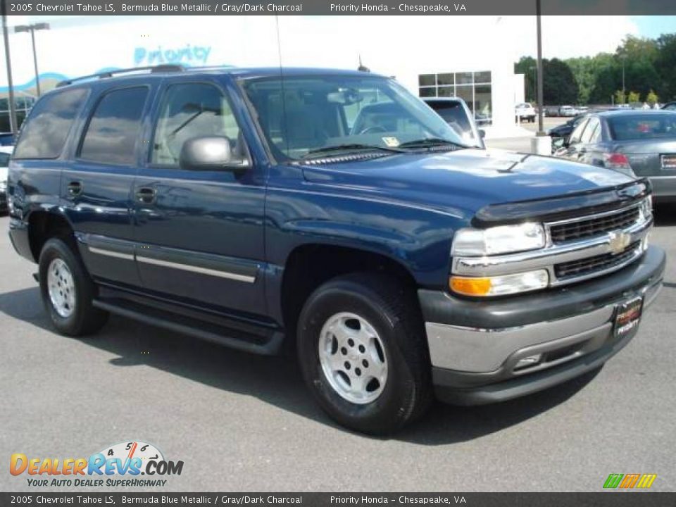 2005 Chevrolet Tahoe LS Bermuda Blue Metallic / Gray/Dark Charcoal Photo #6