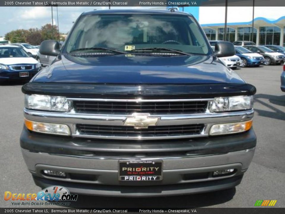 2005 Chevrolet Tahoe LS Bermuda Blue Metallic / Gray/Dark Charcoal Photo #7