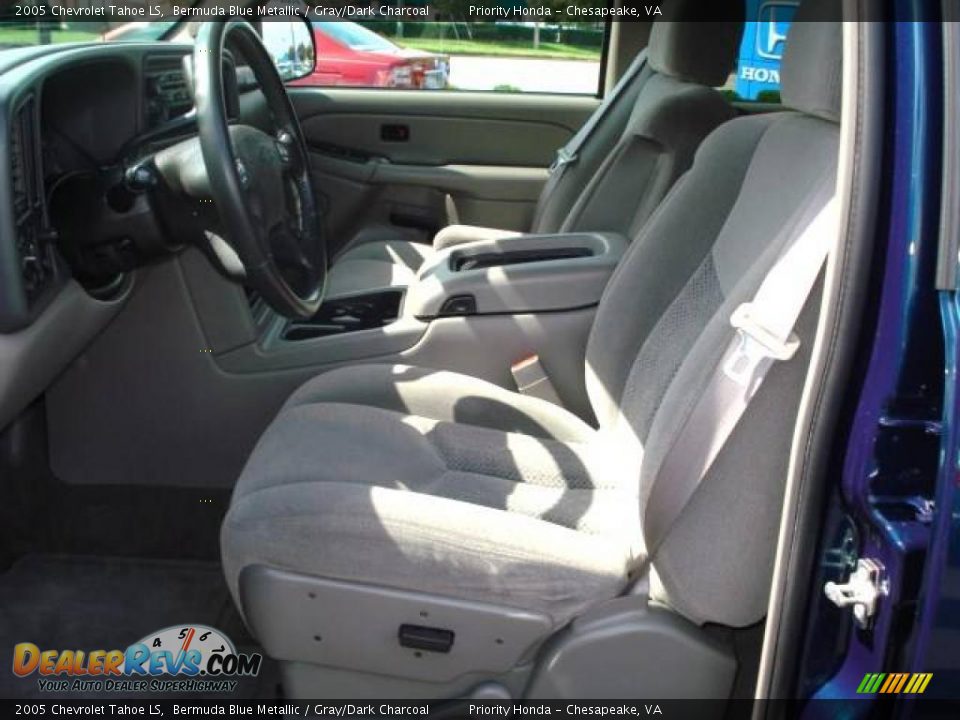 2005 Chevrolet Tahoe LS Bermuda Blue Metallic / Gray/Dark Charcoal Photo #8