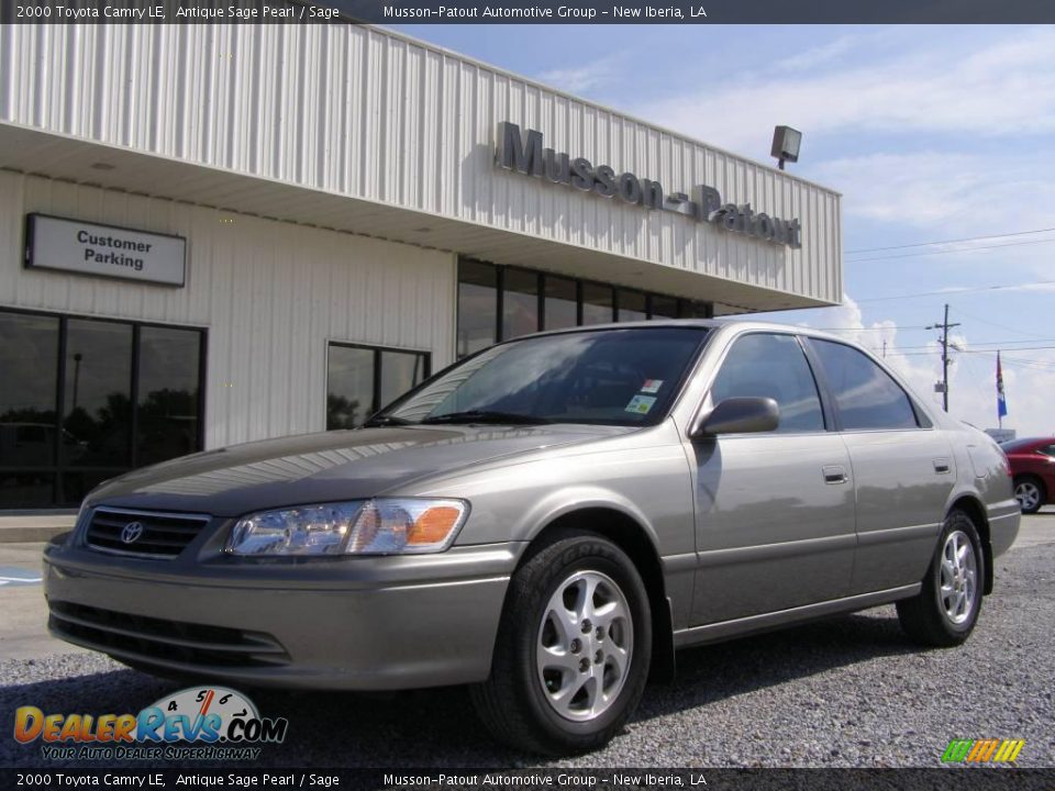 2000 Toyota Camry LE Antique Sage Pearl / Sage Photo #1