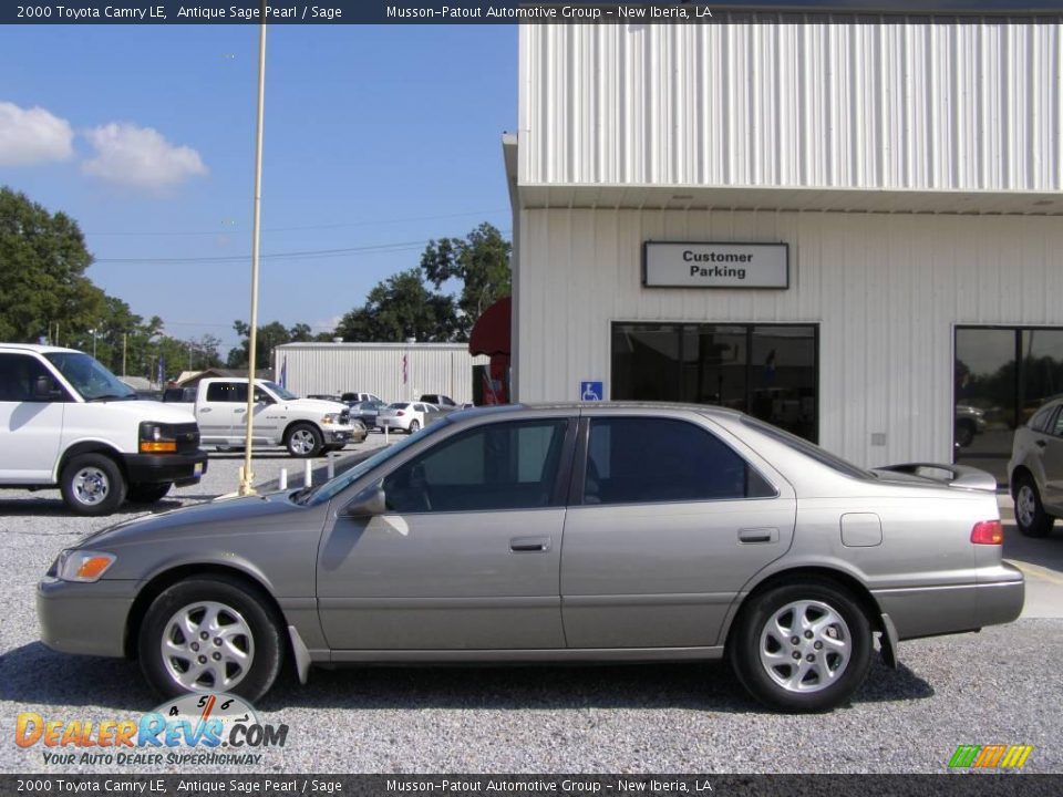 2000 Toyota Camry LE Antique Sage Pearl / Sage Photo #2