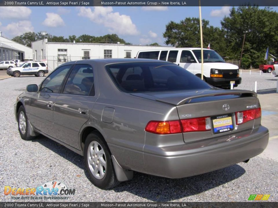 2000 Toyota Camry LE Antique Sage Pearl / Sage Photo #3