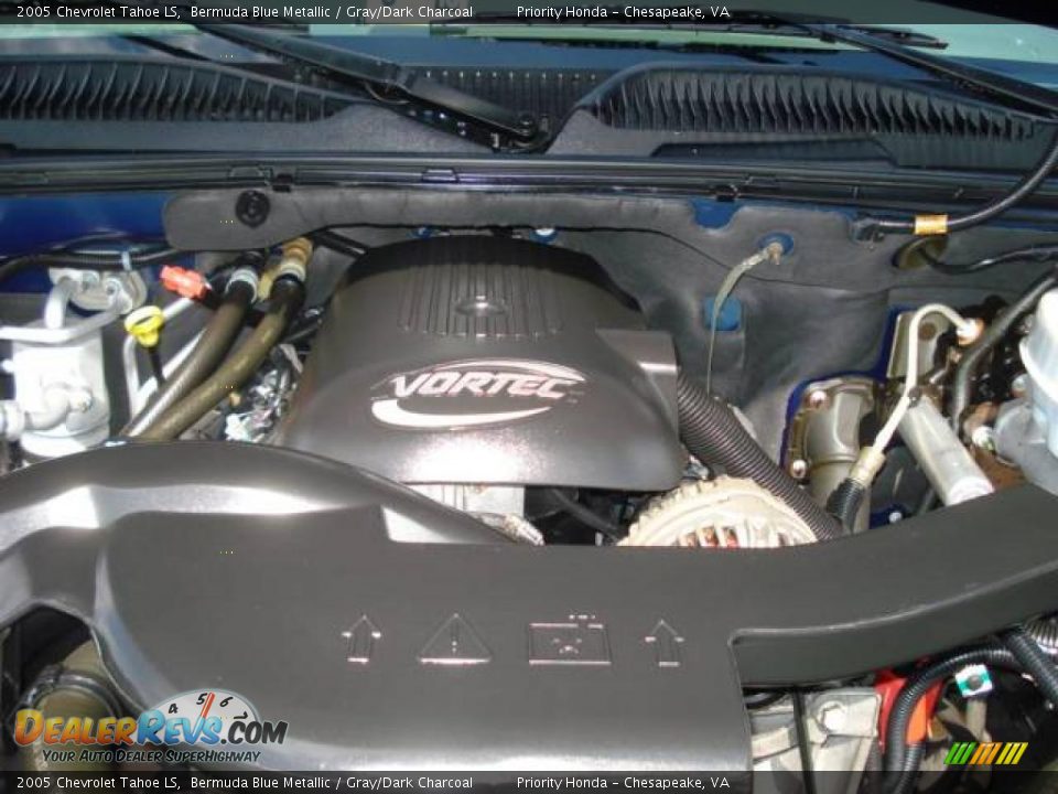 2005 Chevrolet Tahoe LS Bermuda Blue Metallic / Gray/Dark Charcoal Photo #22