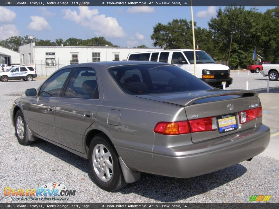 2000 Toyota Camry LE Antique Sage Pearl / Sage Photo #4