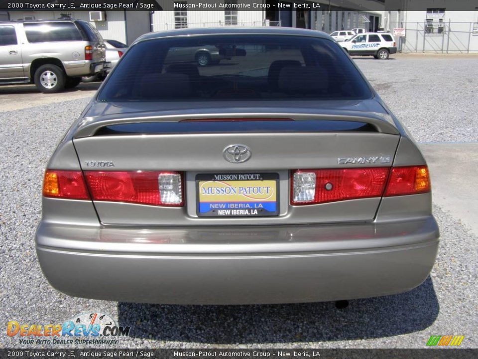 2000 Toyota Camry LE Antique Sage Pearl / Sage Photo #5