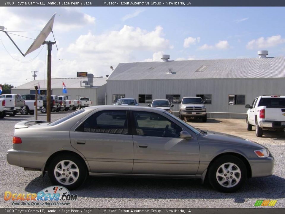 2000 Toyota Camry LE Antique Sage Pearl / Sage Photo #7