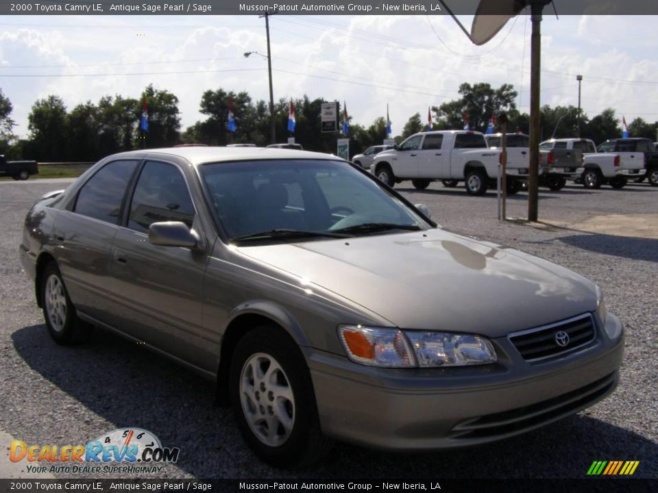 2000 Toyota Camry LE Antique Sage Pearl / Sage Photo #8