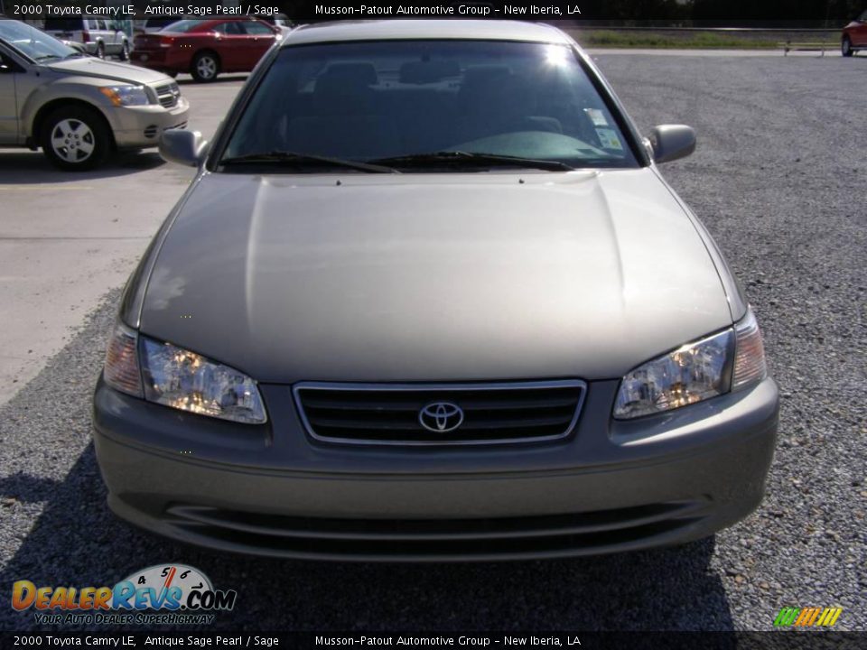 2000 Toyota Camry LE Antique Sage Pearl / Sage Photo #9