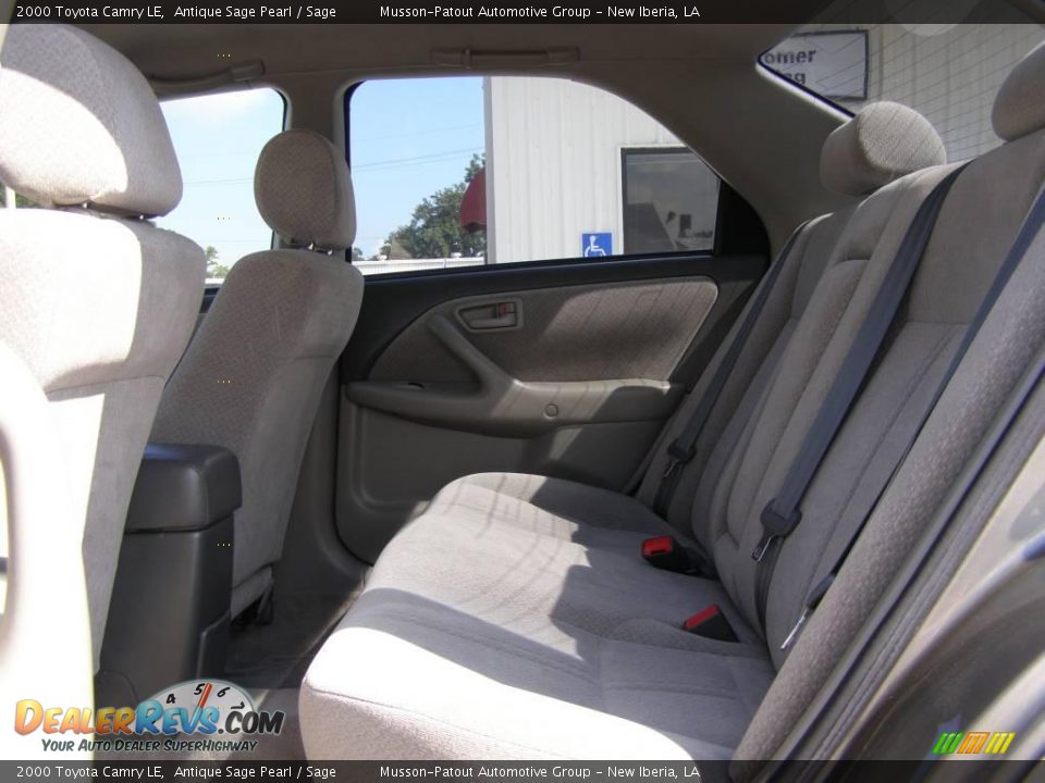 2000 Toyota Camry LE Antique Sage Pearl / Sage Photo #12