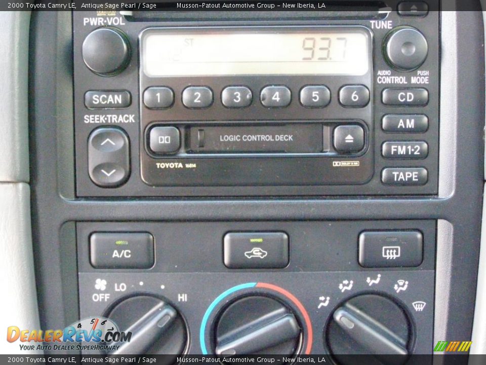 2000 Toyota Camry LE Antique Sage Pearl / Sage Photo #14