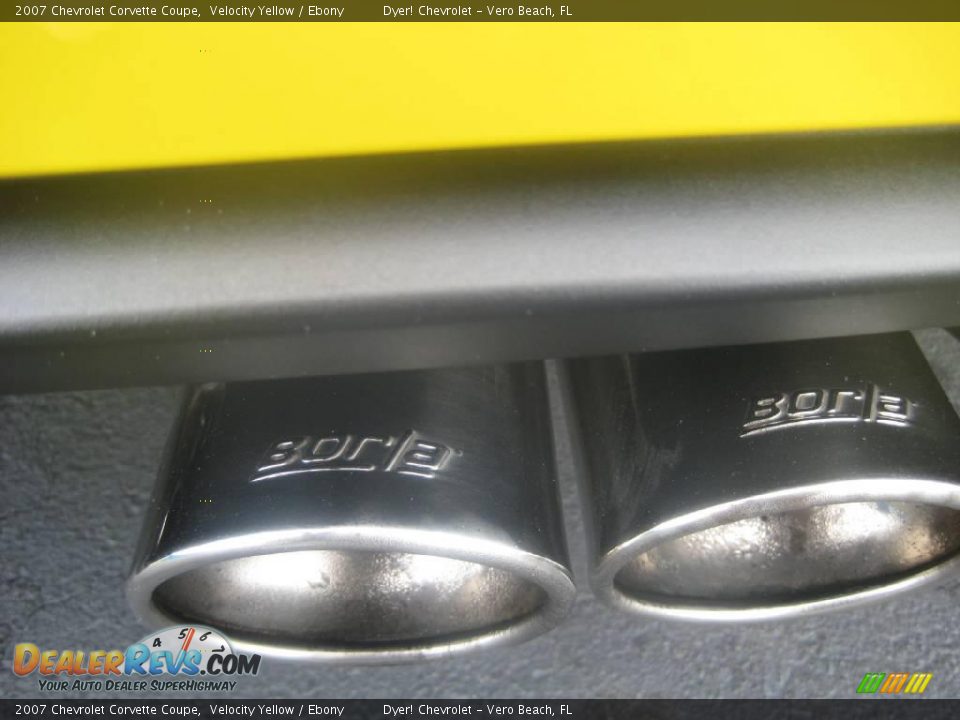 2007 Chevrolet Corvette Coupe Velocity Yellow / Ebony Photo #7
