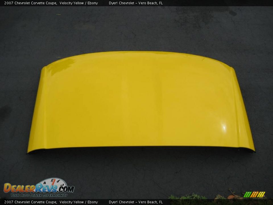 2007 Chevrolet Corvette Coupe Velocity Yellow / Ebony Photo #26