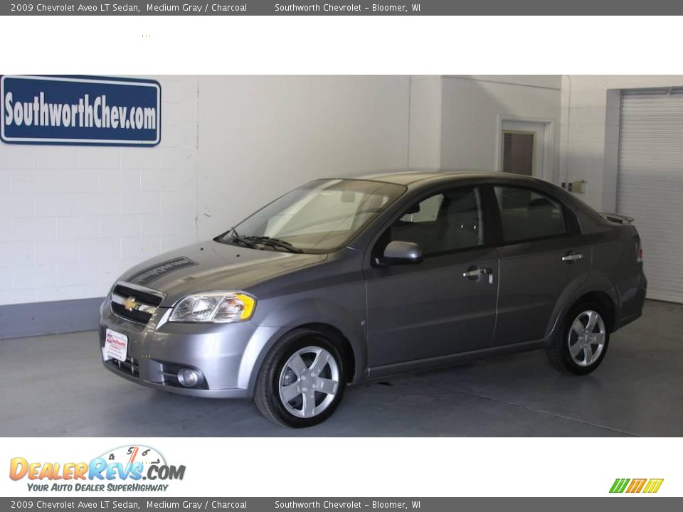 2009 Chevrolet Aveo LT Sedan Medium Gray / Charcoal Photo #1