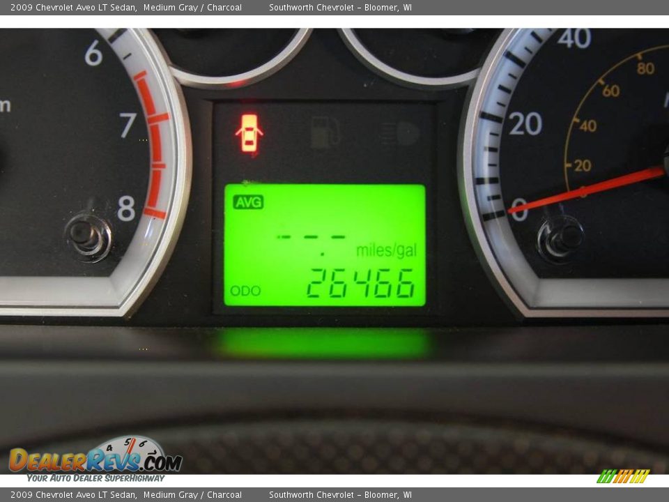 2009 Chevrolet Aveo LT Sedan Medium Gray / Charcoal Photo #7