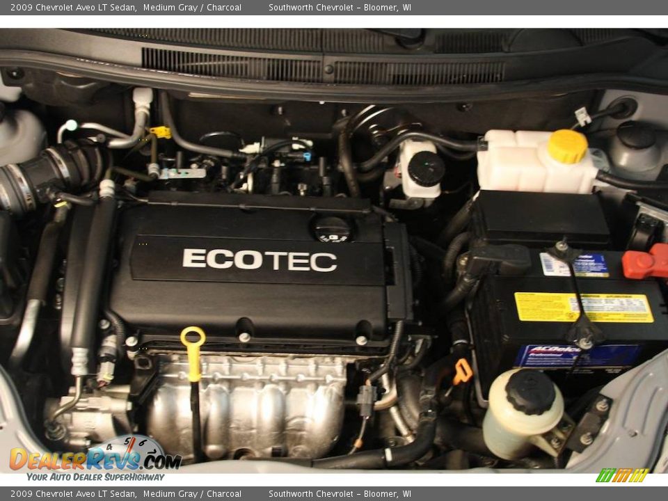 2009 Chevrolet Aveo LT Sedan Medium Gray / Charcoal Photo #10