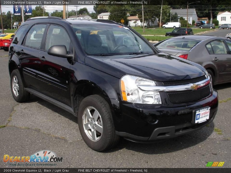 2009 Chevrolet Equinox LS Black / Light Gray Photo #2