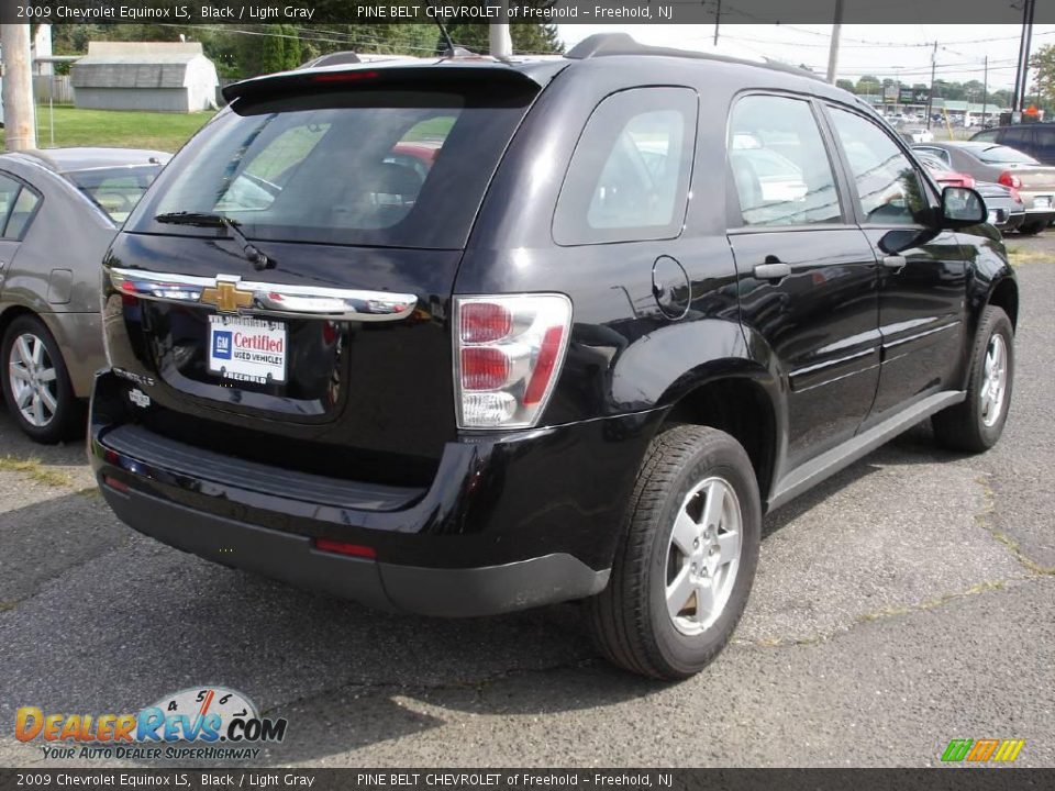 2009 Chevrolet Equinox LS Black / Light Gray Photo #4