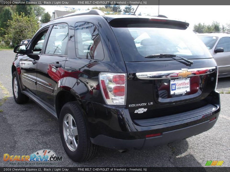 2009 Chevrolet Equinox LS Black / Light Gray Photo #5