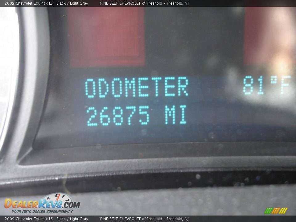 2009 Chevrolet Equinox LS Black / Light Gray Photo #14
