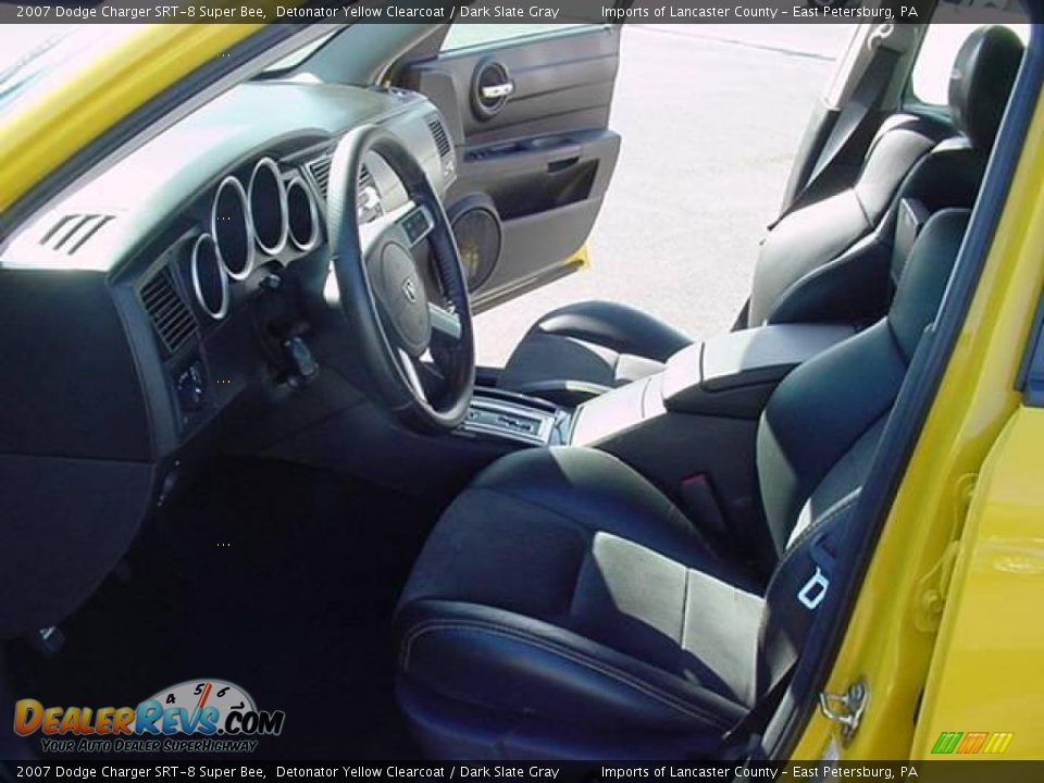 2007 Dodge Charger SRT-8 Super Bee Detonator Yellow Clearcoat / Dark Slate Gray Photo #3