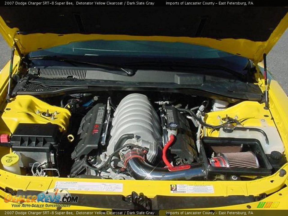 2007 Dodge Charger SRT-8 Super Bee Detonator Yellow Clearcoat / Dark Slate Gray Photo #4