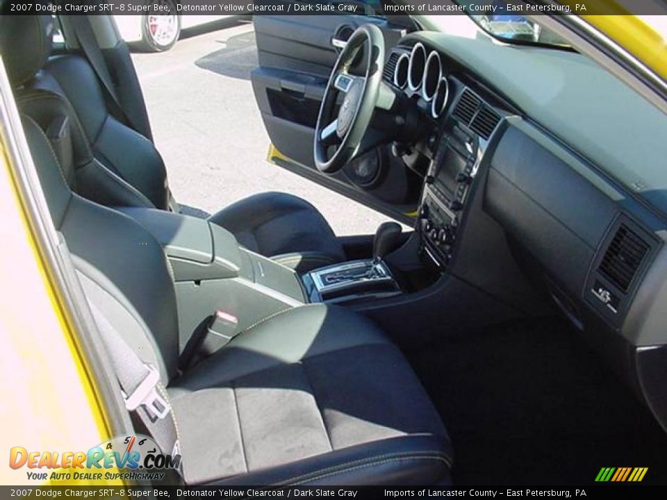 2007 Dodge Charger SRT-8 Super Bee Detonator Yellow Clearcoat / Dark Slate Gray Photo #9