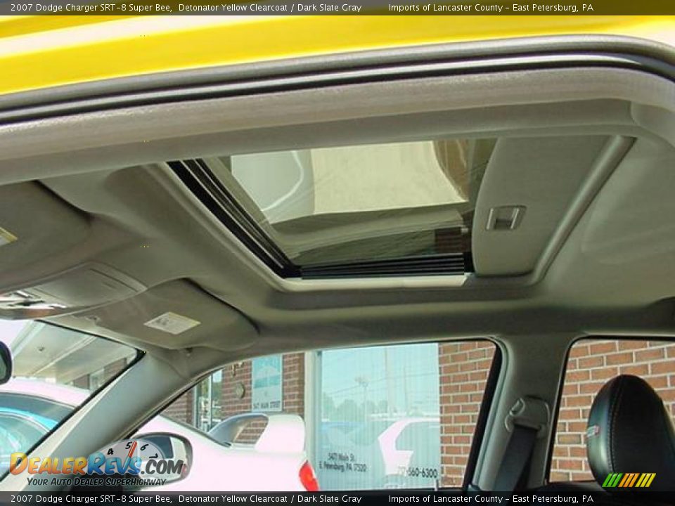 2007 Dodge Charger SRT-8 Super Bee Detonator Yellow Clearcoat / Dark Slate Gray Photo #14
