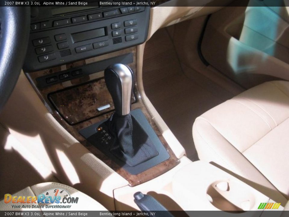 2007 BMW X3 3.0si Alpine White / Sand Beige Photo #10