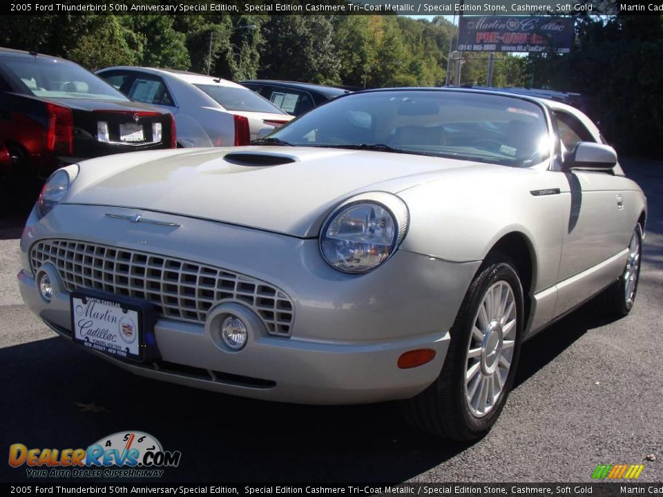 2005 Ford Thunderbird 50th Anniversary Special Edition Special Edition Cashmere Tri-Coat Metallic / Special Edition Stone, Cashmere, Soft Gold Photo #1