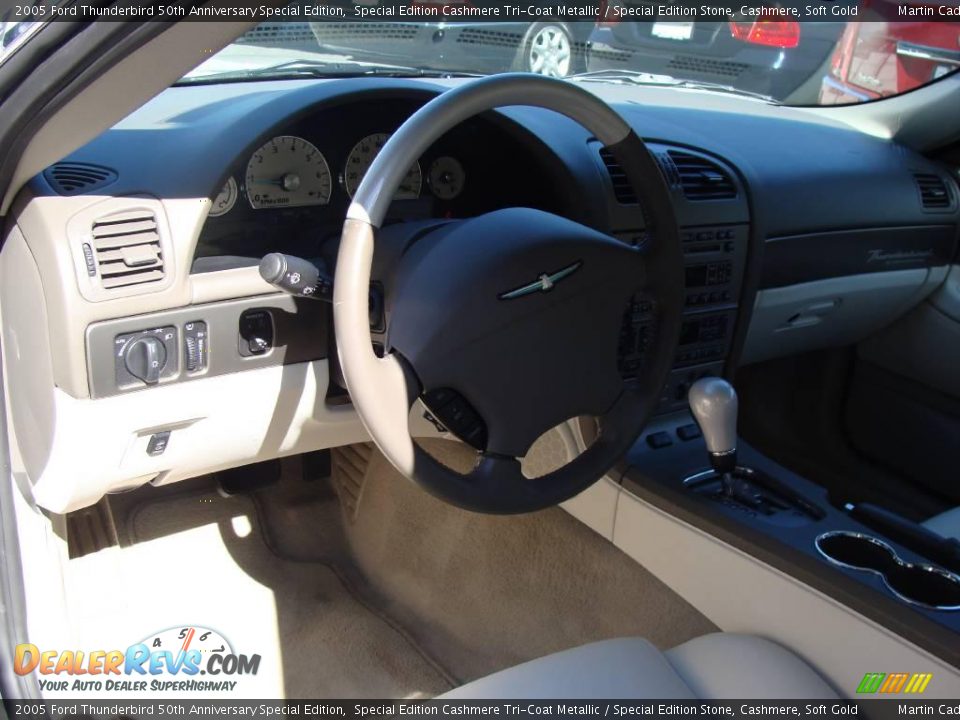 2005 Ford Thunderbird 50th Anniversary Special Edition Special Edition Cashmere Tri-Coat Metallic / Special Edition Stone, Cashmere, Soft Gold Photo #13