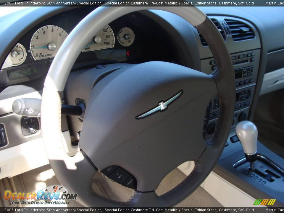 2005 Ford Thunderbird 50th Anniversary Special Edition Special Edition Cashmere Tri-Coat Metallic / Special Edition Stone, Cashmere, Soft Gold Photo #21