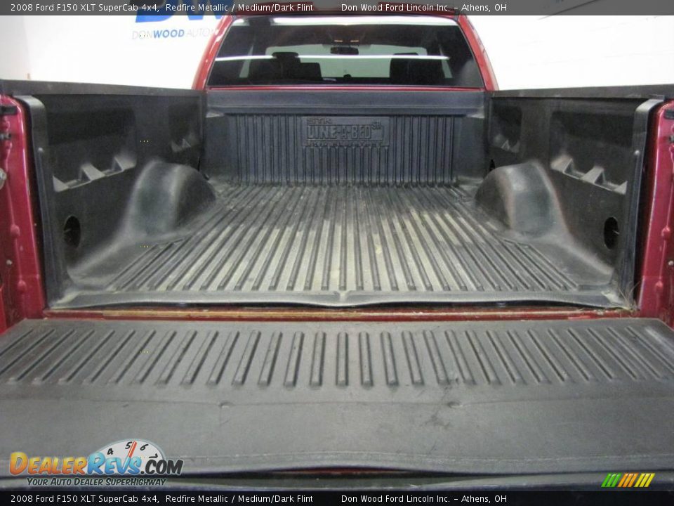 2008 Ford F150 XLT SuperCab 4x4 Redfire Metallic / Medium/Dark Flint Photo #8
