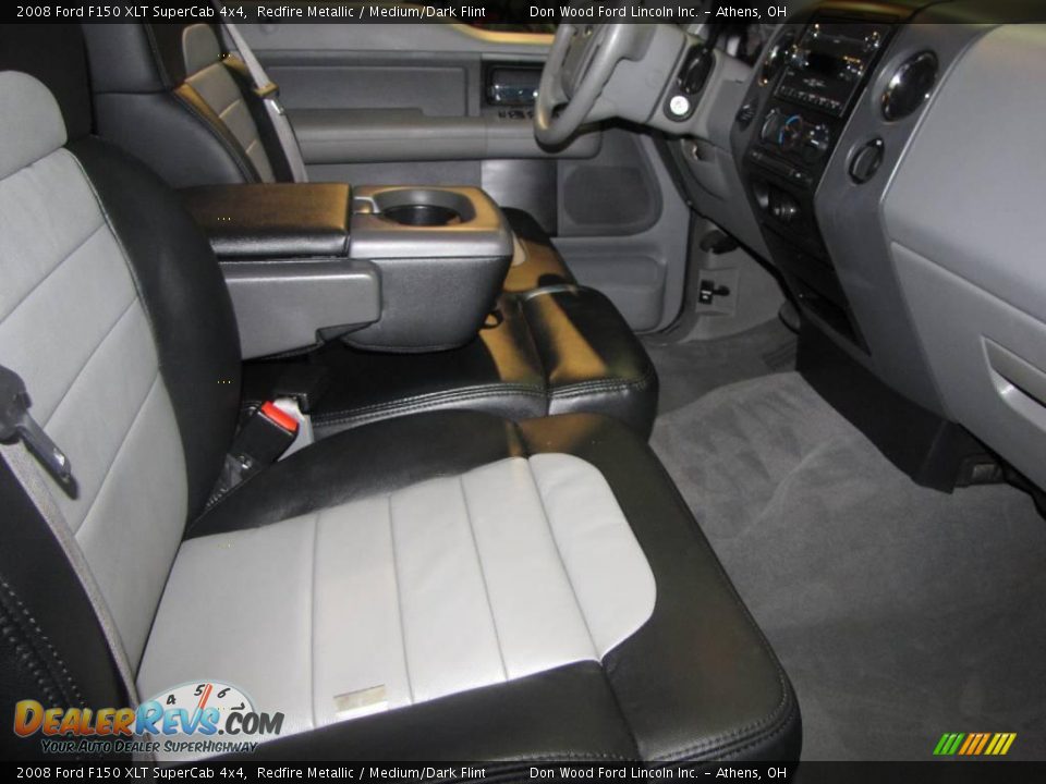 2008 Ford F150 XLT SuperCab 4x4 Redfire Metallic / Medium/Dark Flint Photo #11