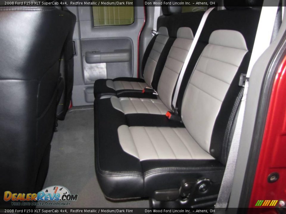 2008 Ford F150 XLT SuperCab 4x4 Redfire Metallic / Medium/Dark Flint Photo #12