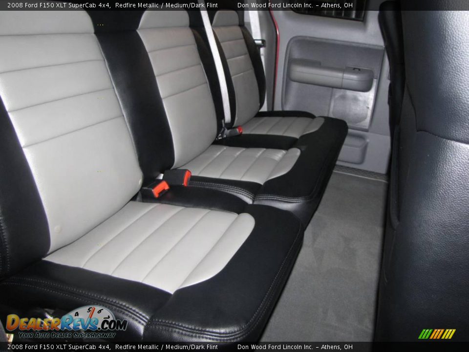 2008 Ford F150 XLT SuperCab 4x4 Redfire Metallic / Medium/Dark Flint Photo #13