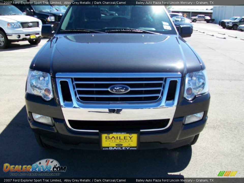 2007 Ford Explorer Sport Trac Limited Alloy Grey Metallic / Dark Charcoal/Camel Photo #1