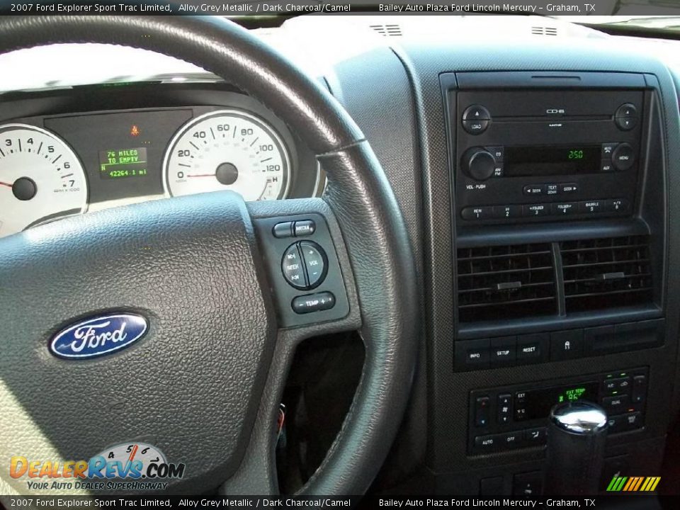 2007 Ford Explorer Sport Trac Limited Alloy Grey Metallic / Dark Charcoal/Camel Photo #3