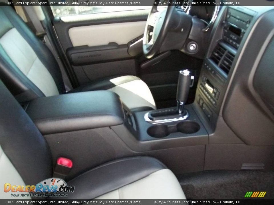 2007 Ford Explorer Sport Trac Limited Alloy Grey Metallic / Dark Charcoal/Camel Photo #7