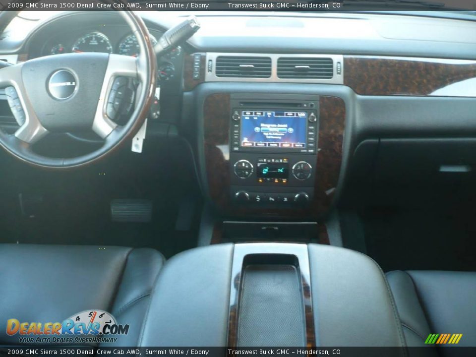 2009 GMC Sierra 1500 Denali Crew Cab AWD Summit White / Ebony Photo #6