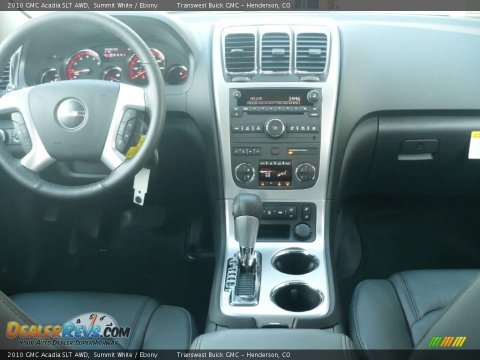 2010 GMC Acadia SLT AWD Summit White / Ebony Photo #6