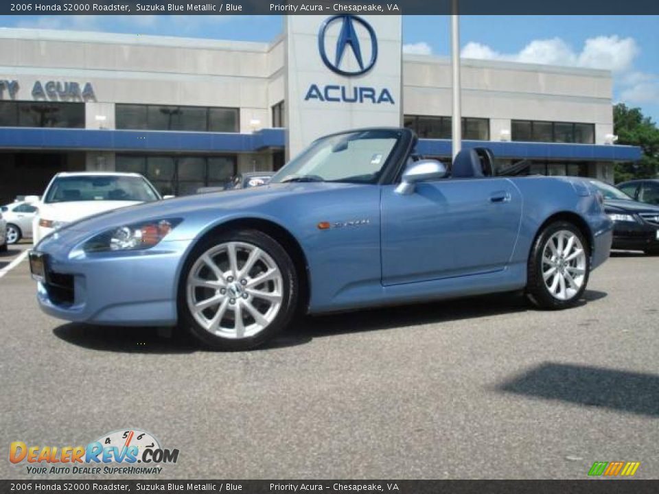 2006 Honda S2000 Roadster Suzuka Blue Metallic / Blue Photo #2
