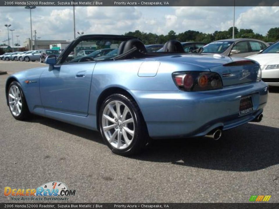 2006 Honda S2000 Roadster Suzuka Blue Metallic / Blue Photo #4