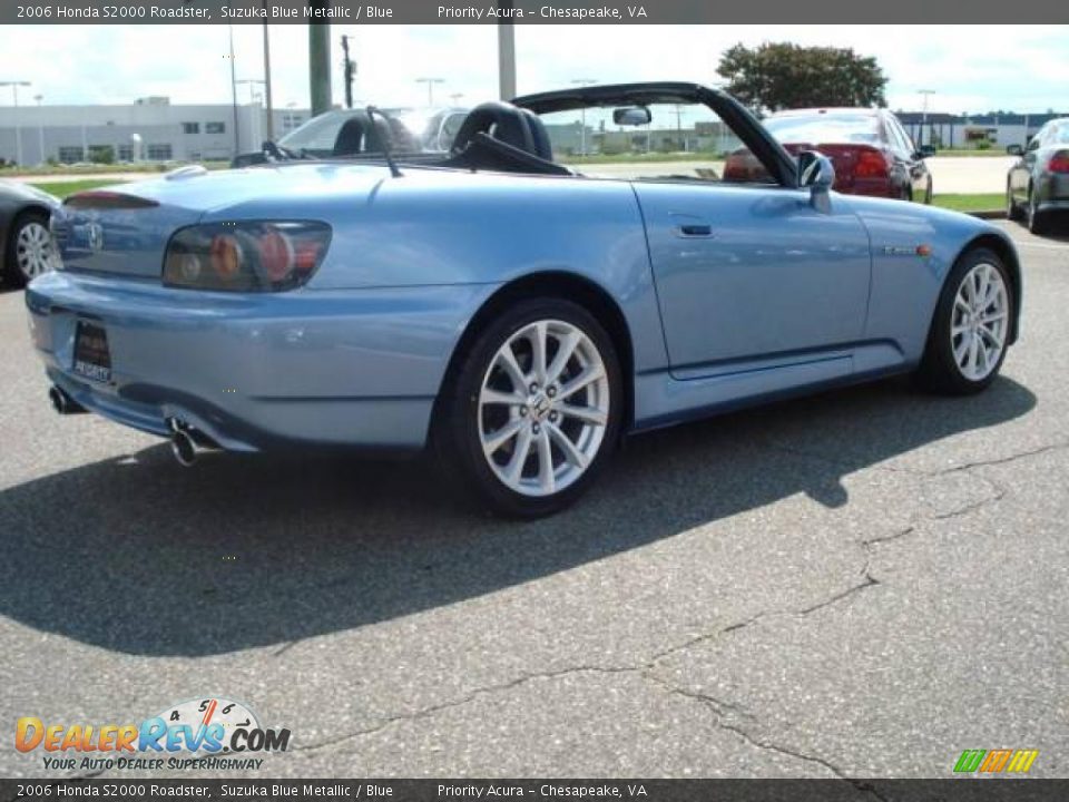 2006 Honda S2000 Roadster Suzuka Blue Metallic / Blue Photo #6