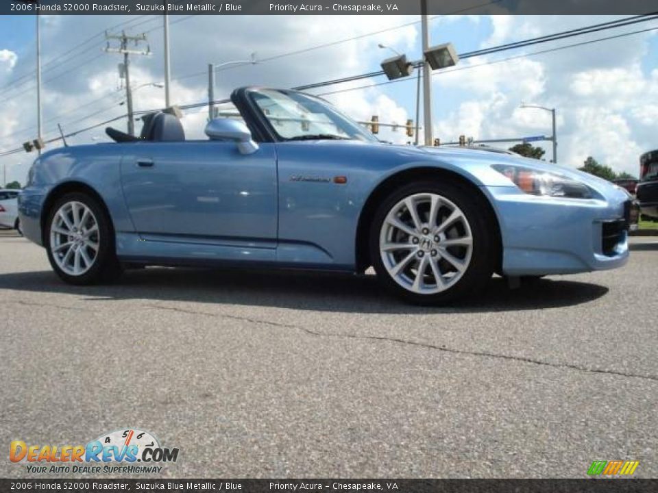 2006 Honda S2000 Roadster Suzuka Blue Metallic / Blue Photo #7