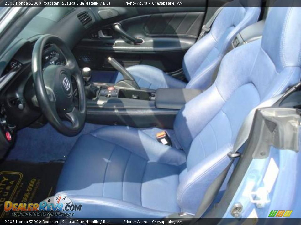 2006 Honda S2000 Roadster Suzuka Blue Metallic / Blue Photo #10