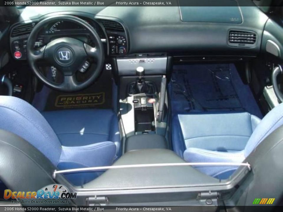 2006 Honda S2000 Roadster Suzuka Blue Metallic / Blue Photo #11