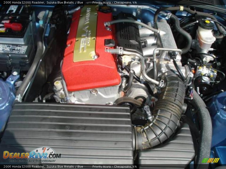 2006 Honda S2000 Roadster Suzuka Blue Metallic / Blue Photo #28