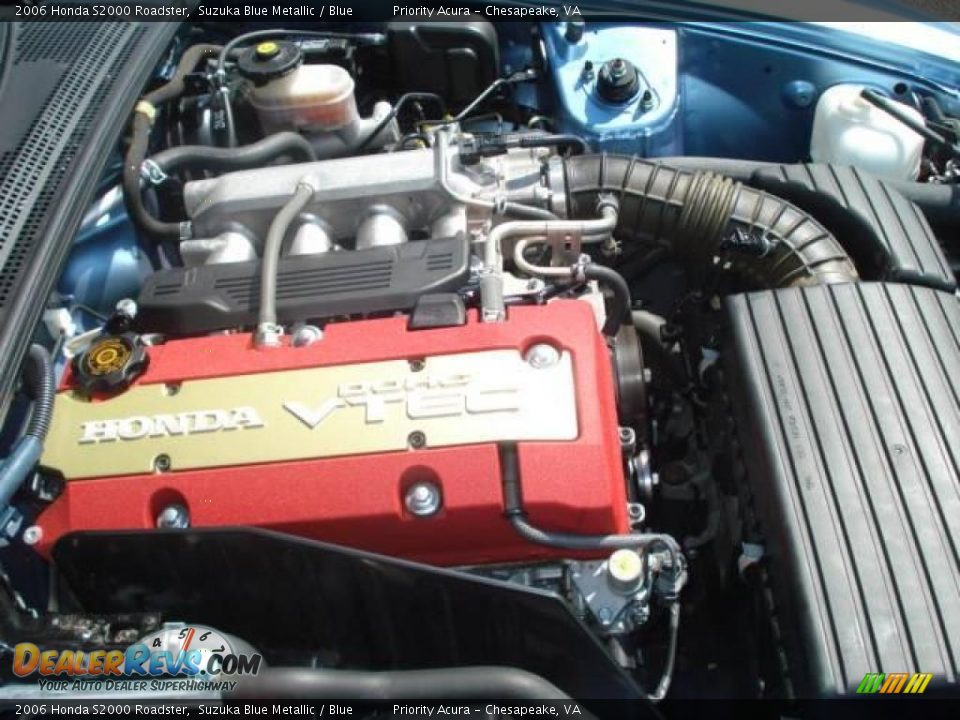 2006 Honda S2000 Roadster Suzuka Blue Metallic / Blue Photo #29